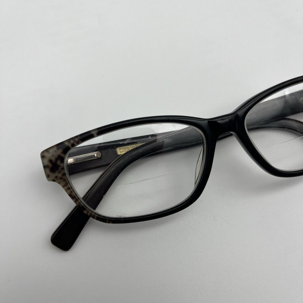 Christian Soriano CV Carmen Eyeglasses Frames 53-14-138 BWNSK Snakeskin Inspired - Picture 2 of 16